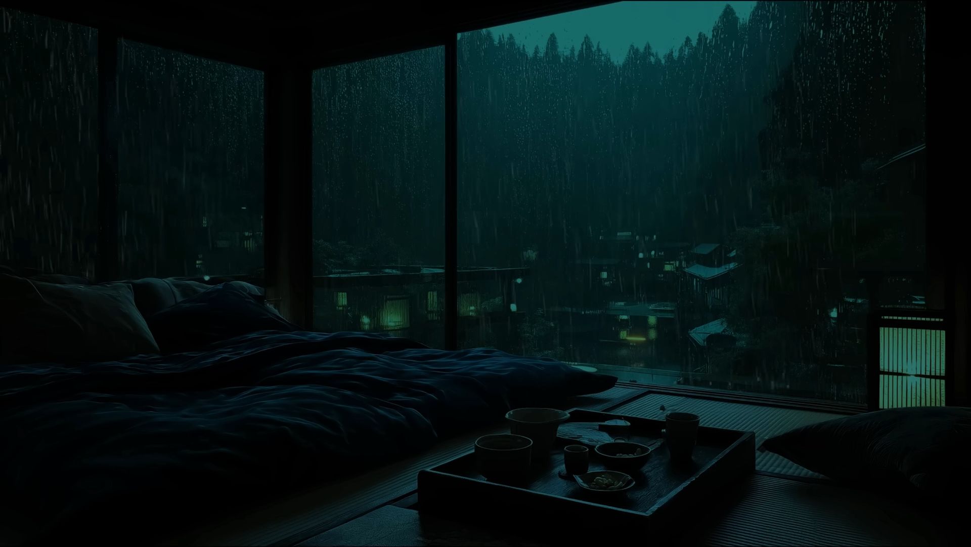 Шум дождя за окном для сна и отдыха 🌧️🌙