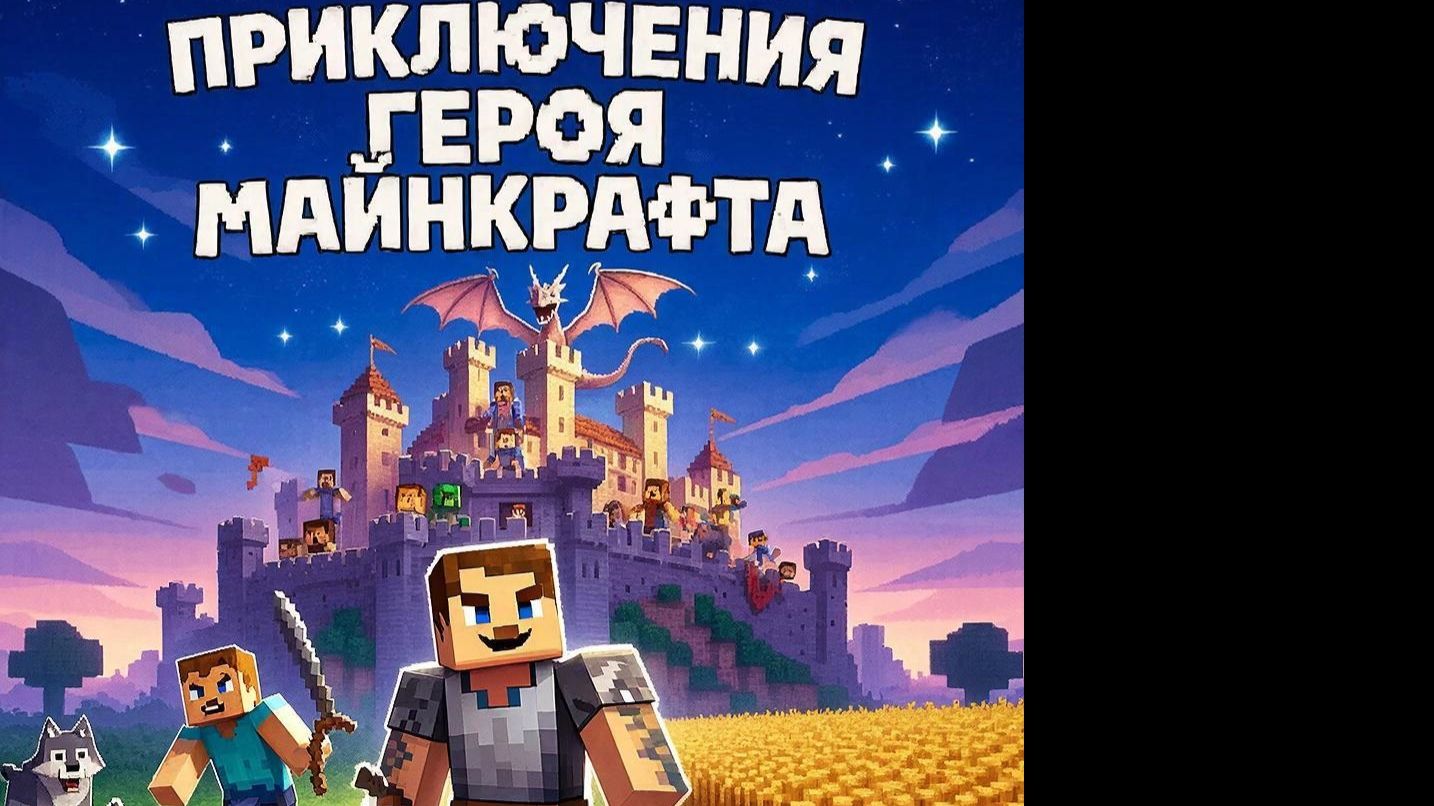 Сказка приключения героя майнкрафта Minecraft