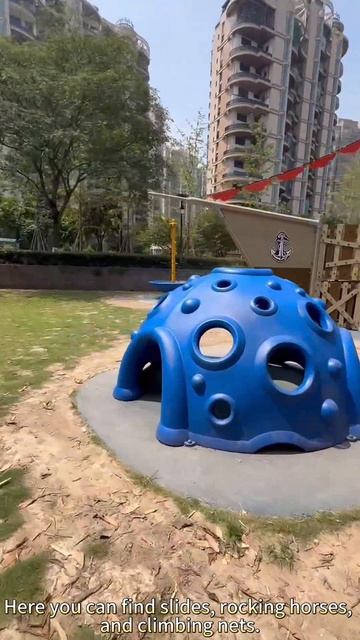 Эта игровая площадка — воплощение детской мечты!