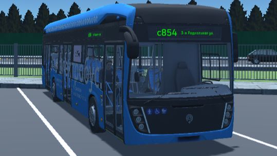 Я катаюсь на электробусе в Яндексе Игры и Водитель Московского Автобуса