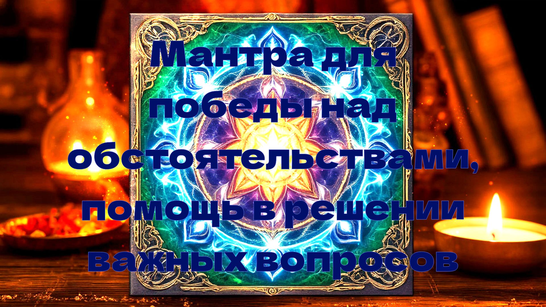 Мантра победы над обстоятельствами помощь в решении важных вопросов