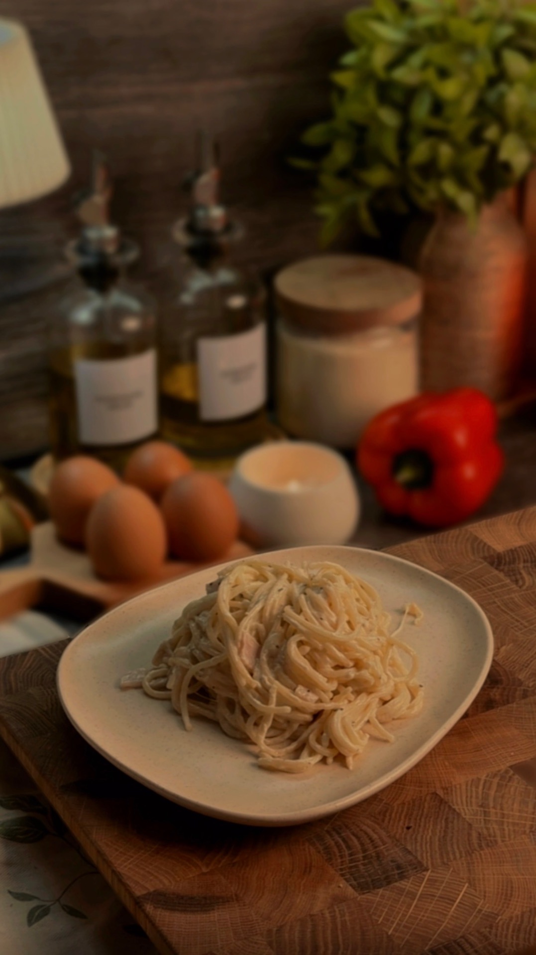 🥄 ПП Карбонара с 50 г белка