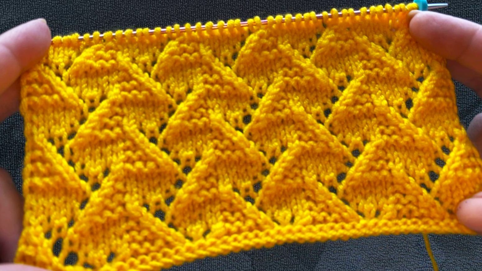 💯ОЧЕНЬ ИНТЕРЕСНЫЙ КРАСИВЫЙ УЗОР СПИЦАМИ🩷