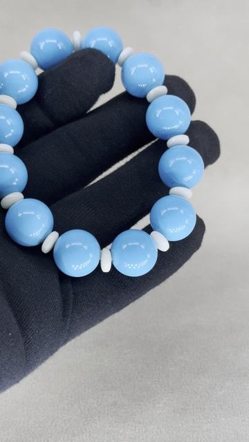 TQ-20. Браслет из бирюзы СИН ЮНЬ ЧЖИ ШИ 幸运之石