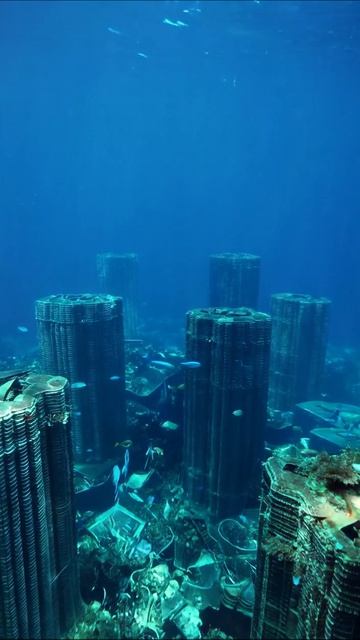 Подводный мир: забытые города #океан #подводныймир #экология