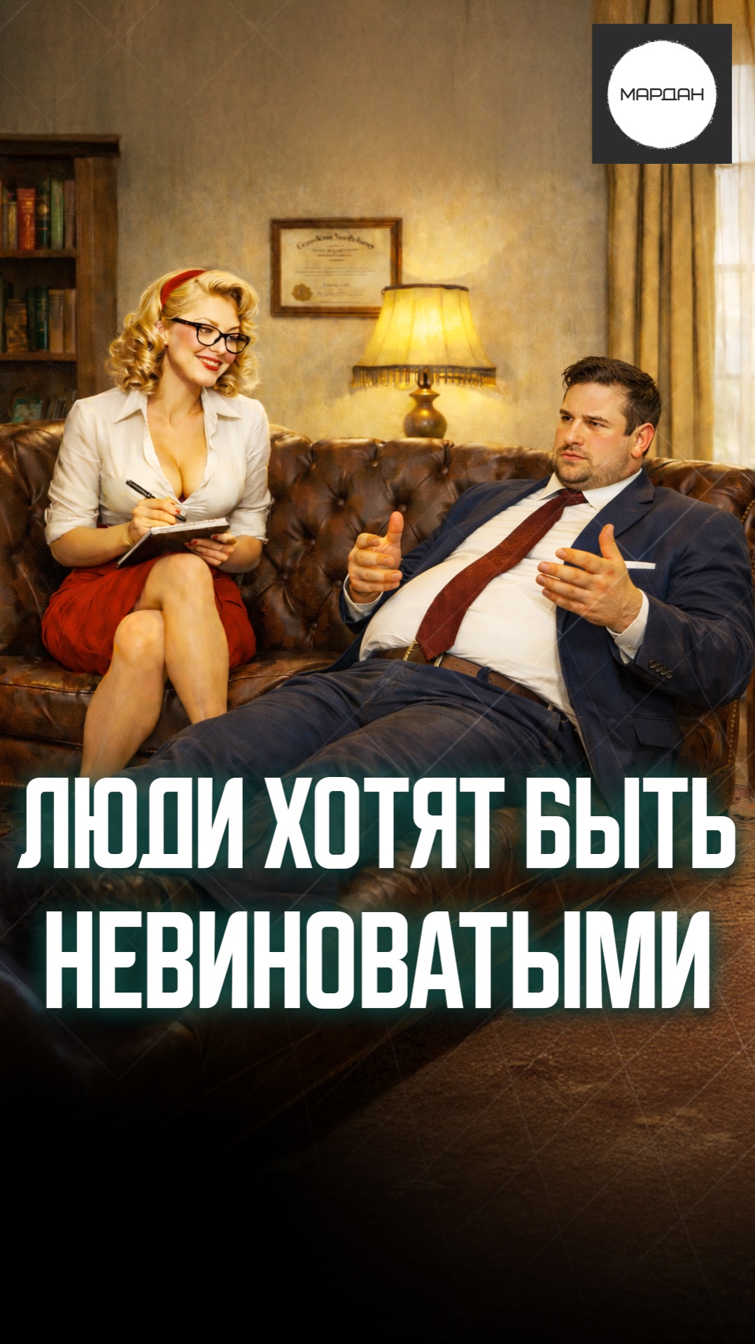 ЛЮДИ ХОТЯТ БЫТЬ НЕВИНОВАТЫМИ