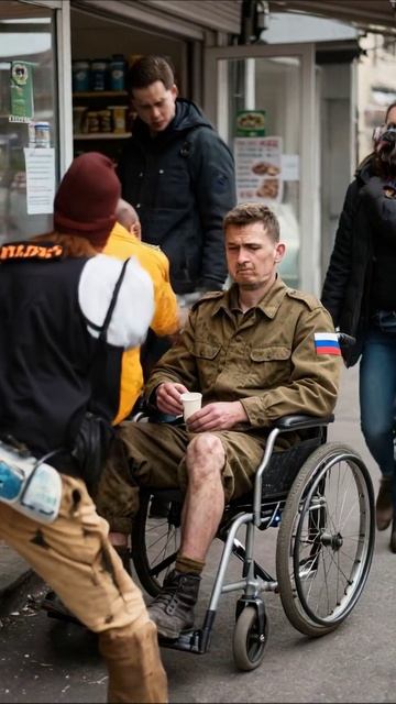 Потерянный в прошлом: жизнь без надежды #война #горечь #одиночество