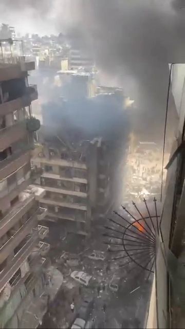 Израиль нанёс сильнейший удар по Бейруту. Более 100 объектов поражено по всему Ливану.