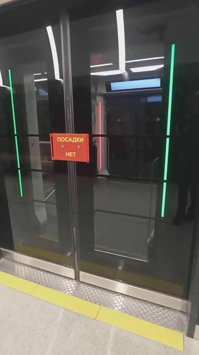 Неработающая дверь на станции Путиловская 🟤