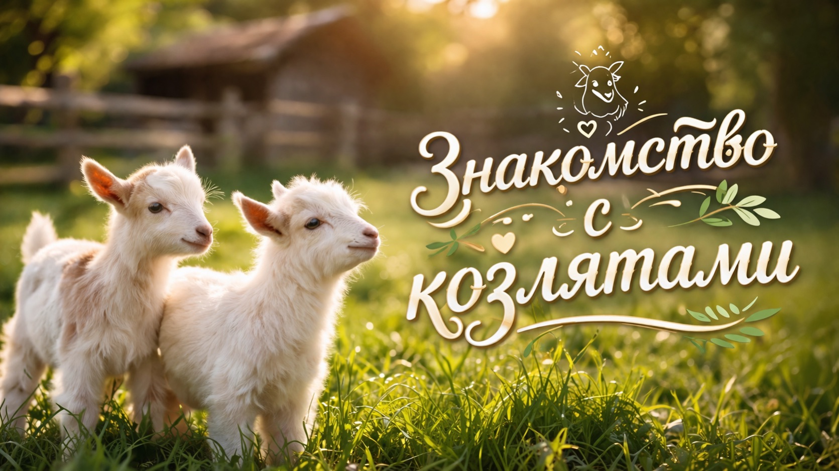 ЗНАКОМСТВО С КОЗЛЯТАМИ | Сельское хозяйство