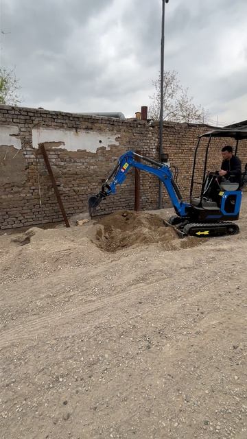 Мини-экскаватор MWM E101 SC в работе 🚜💨