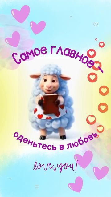 Самое главное — оденьтесь в любовь