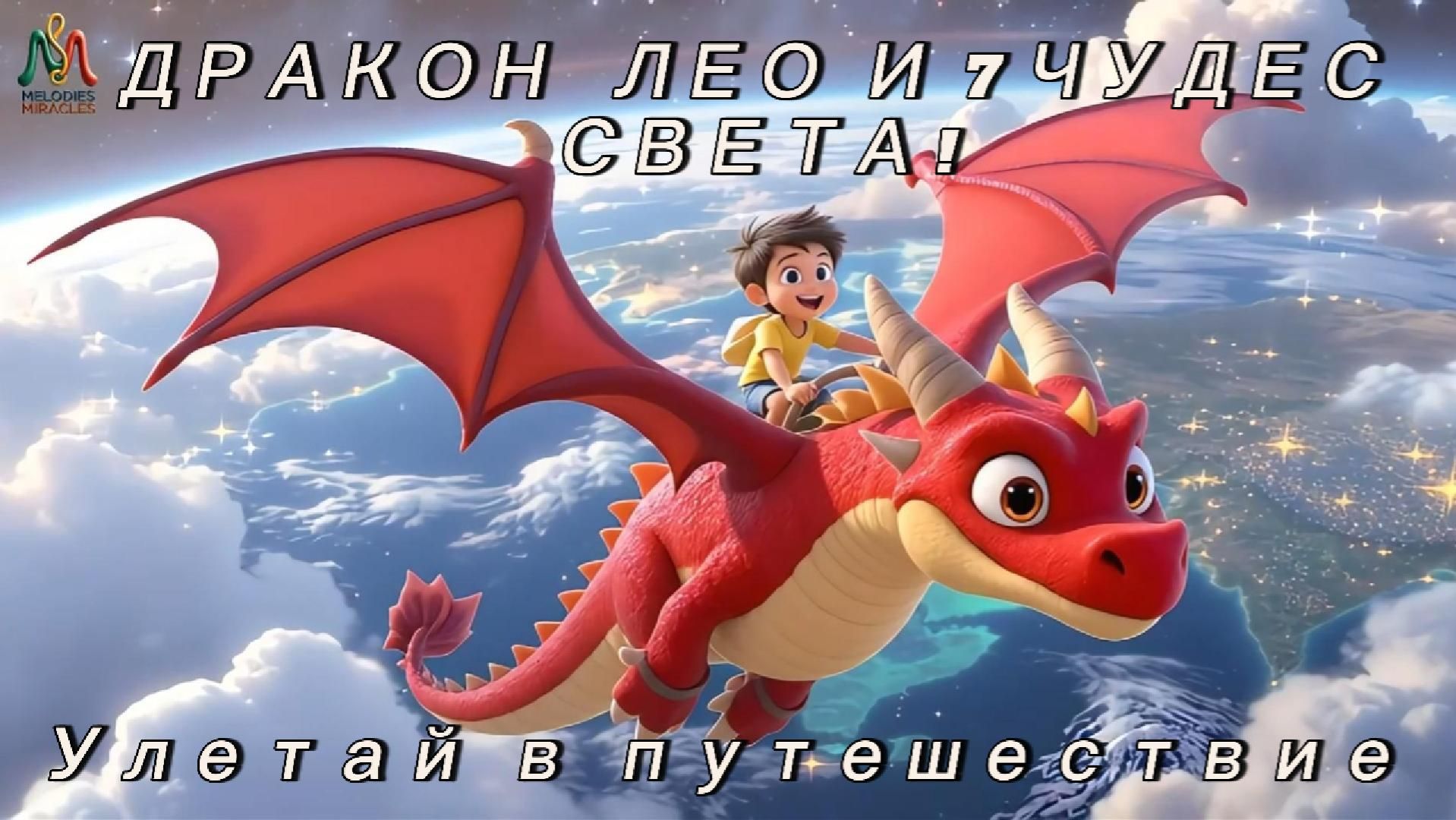 🐉 Полёт с Лео: 7 чудес света за 3 минуты! 🌎✨