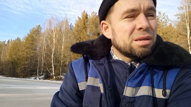 Опустил камеру под лёд,что там было