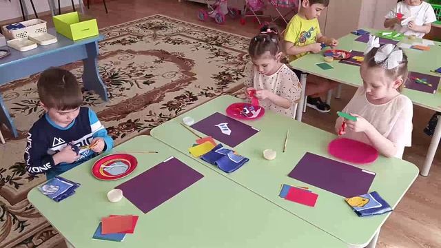 Ракета. 8.04.2026 Аппликация