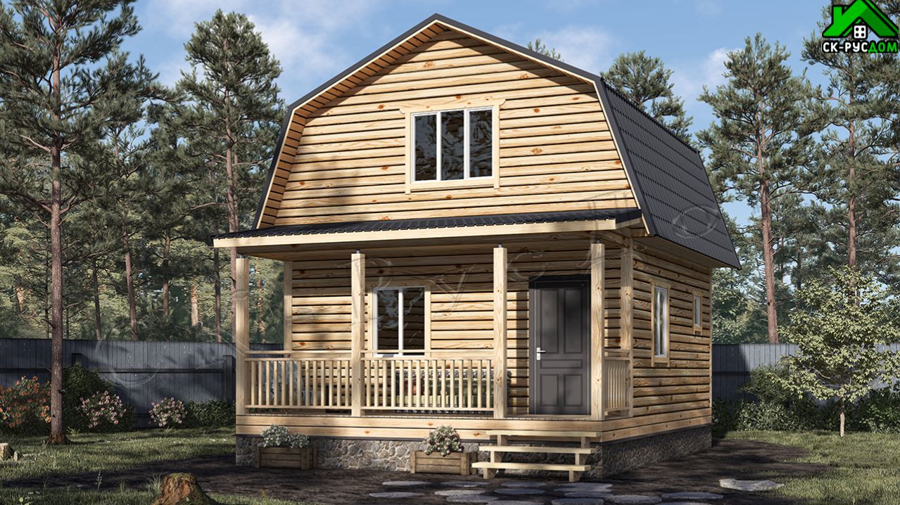 Дом с верандой