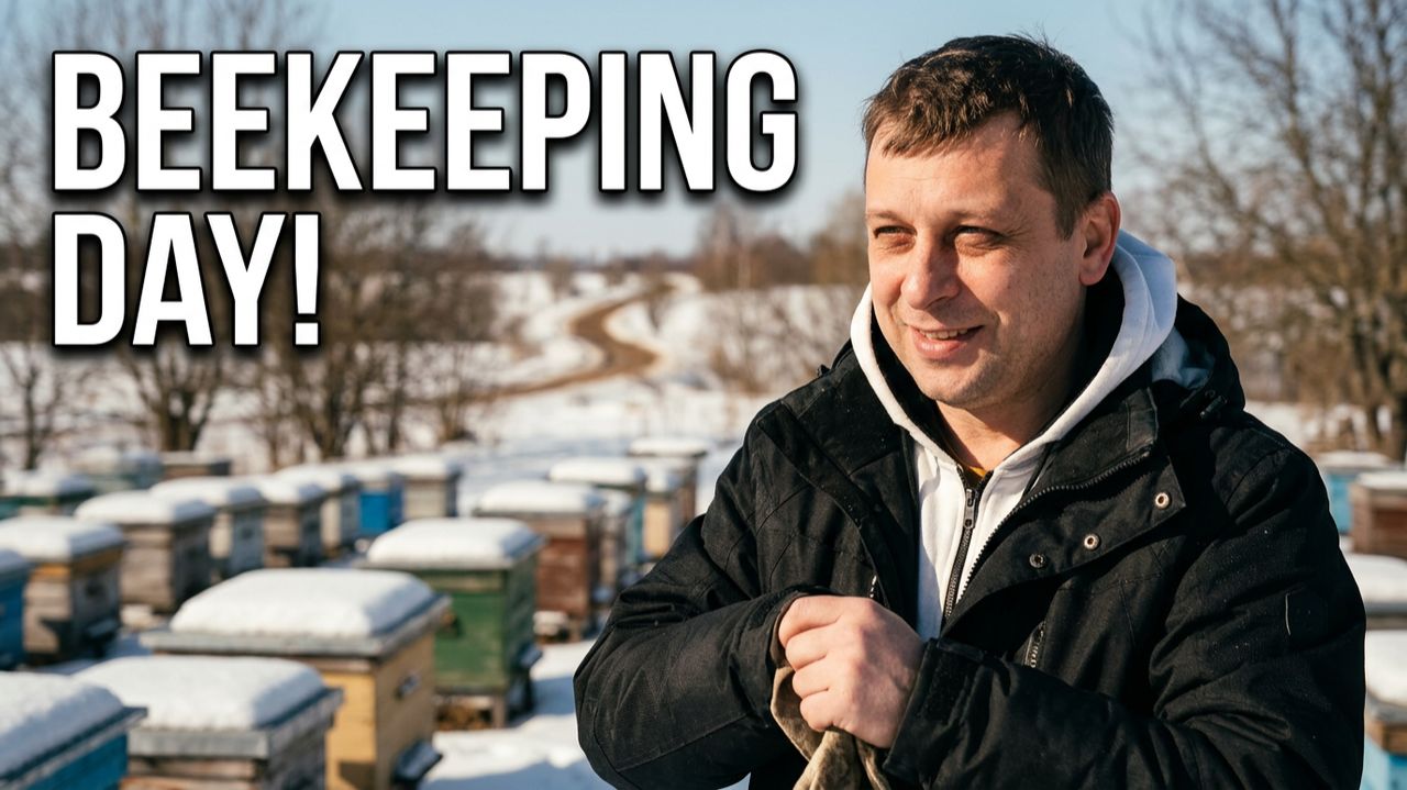 Сбор и поездка на пасеку, покормить пчел весна 2026