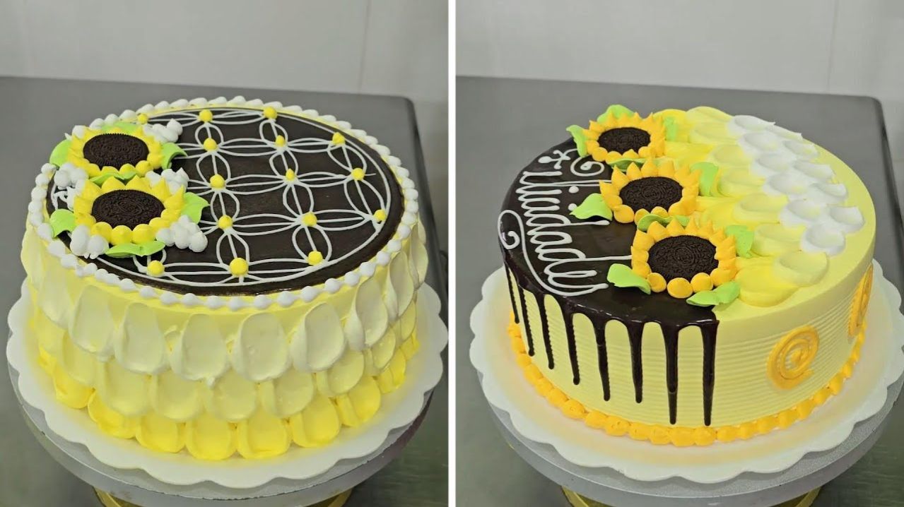 Восхитительные торты с шоколадным ганашем и глазурью из подсолнечных семян