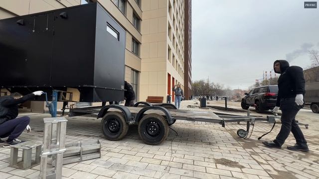 Монтаж туалетных модулей PROWC в ЖК «Скай Гарден Тушино». Часть № 1