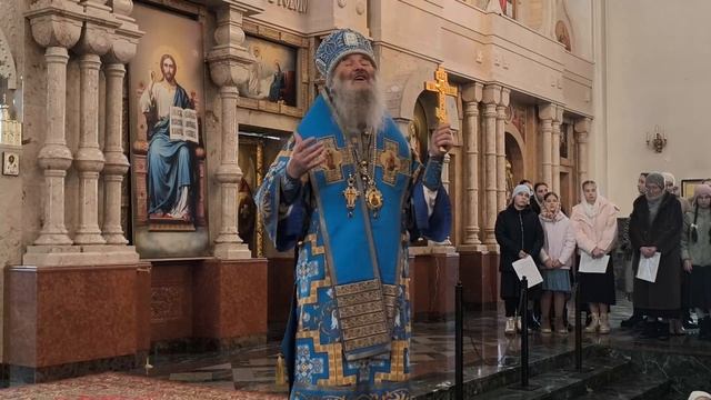 Проповедь митрополита Иоанна в праздник Благовещения Пресвятой Богородицы