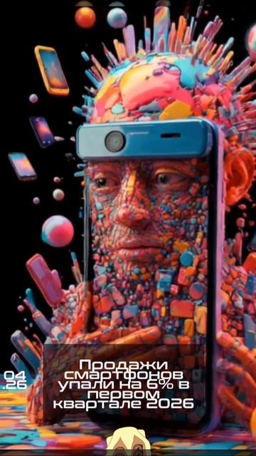 Продажи смартфонов упали на 6% в первом квартале 2026