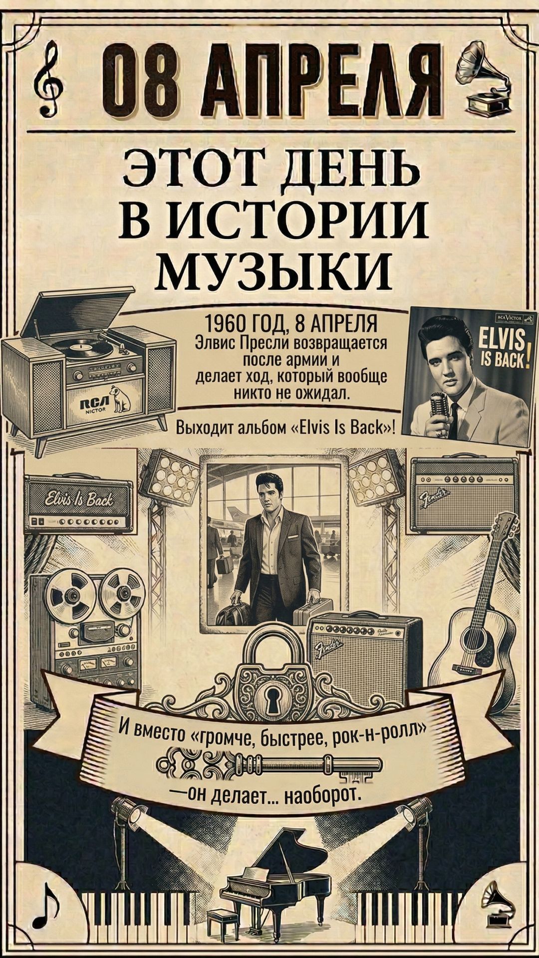 Когда Элвис стал тише и сильнее