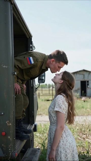 Поцелуй на распутье #любовь #романтика #военные