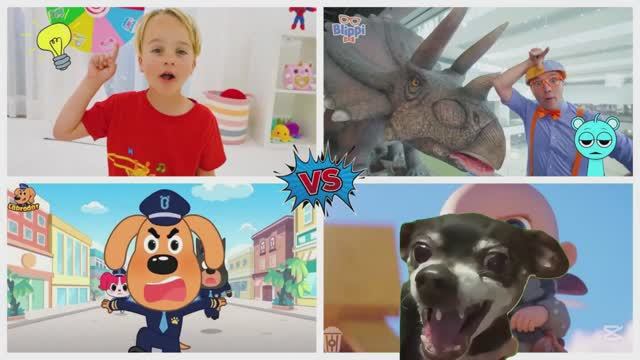 Тайлс Хоп Баттл: Шериф Лабрадор, Влад и Ники, Блиппи против Гадкого Я 4 — Музыкальный Ритм ЭДМ