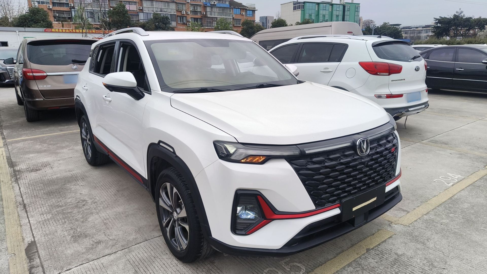 Changan CS35 PLUS 2021  Blue Whale. Китайский осмотр