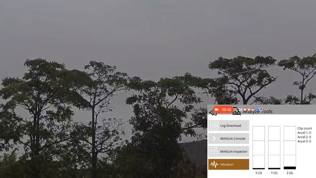 Испытание рамы вертолета 800size (полетный контроллер L7)