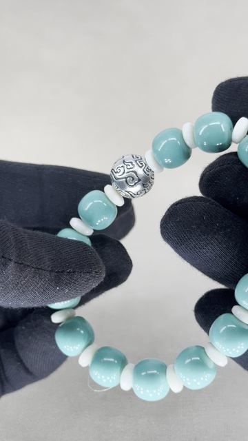 TQ-14. Бирюзовый браслет ДА ДИ ШИ ШИ 大地史诗