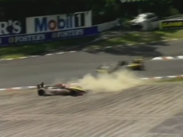 Формула 1. Вылет Катаямы на Гран-при Германии 1992 (гонка)