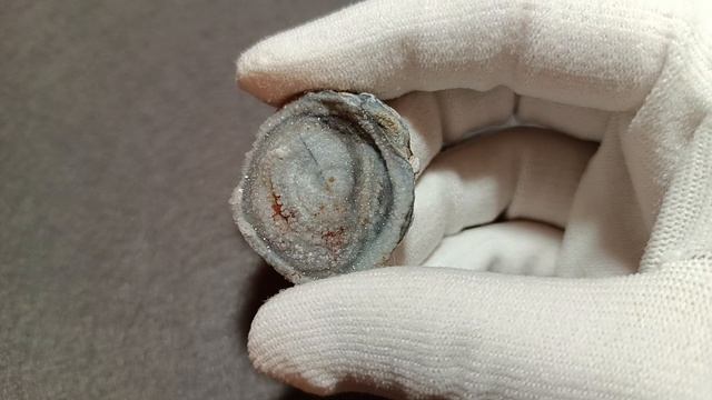 Агат серый срез жеоды АСЖ №2. Бразилия.