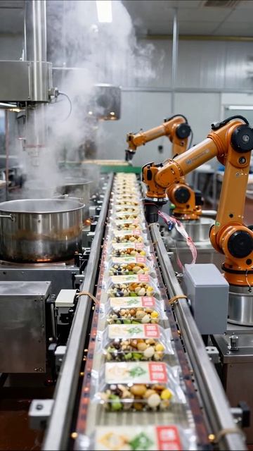 Новые технологии в автоматизации производства пищи #роботы #automation #производство