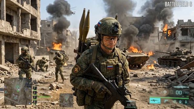 По мотивам игры Battlefield 6.Придумал я создал ии.