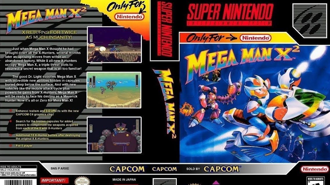 Super Nintendo (Snes) 16-bit Mega Man X 2 Прохождение