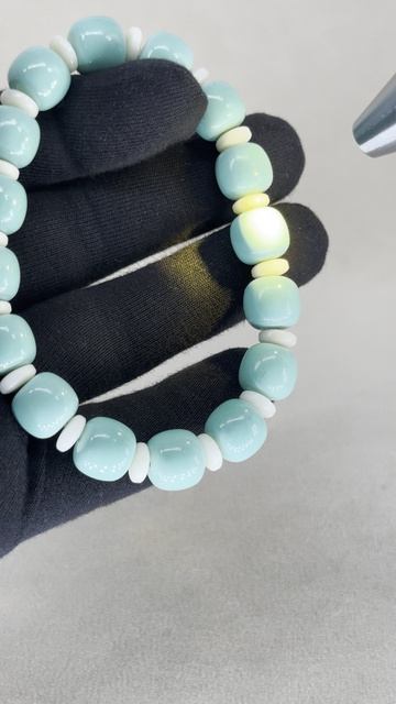 TQ-15. Бирюзовый браслет НЮЙ ВА БУ ТЯНЬ 女娲补天