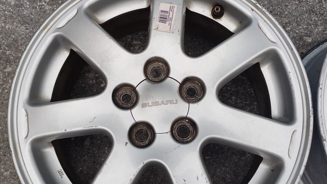 Диски оригинальные Subaru R15 / Kolesa54