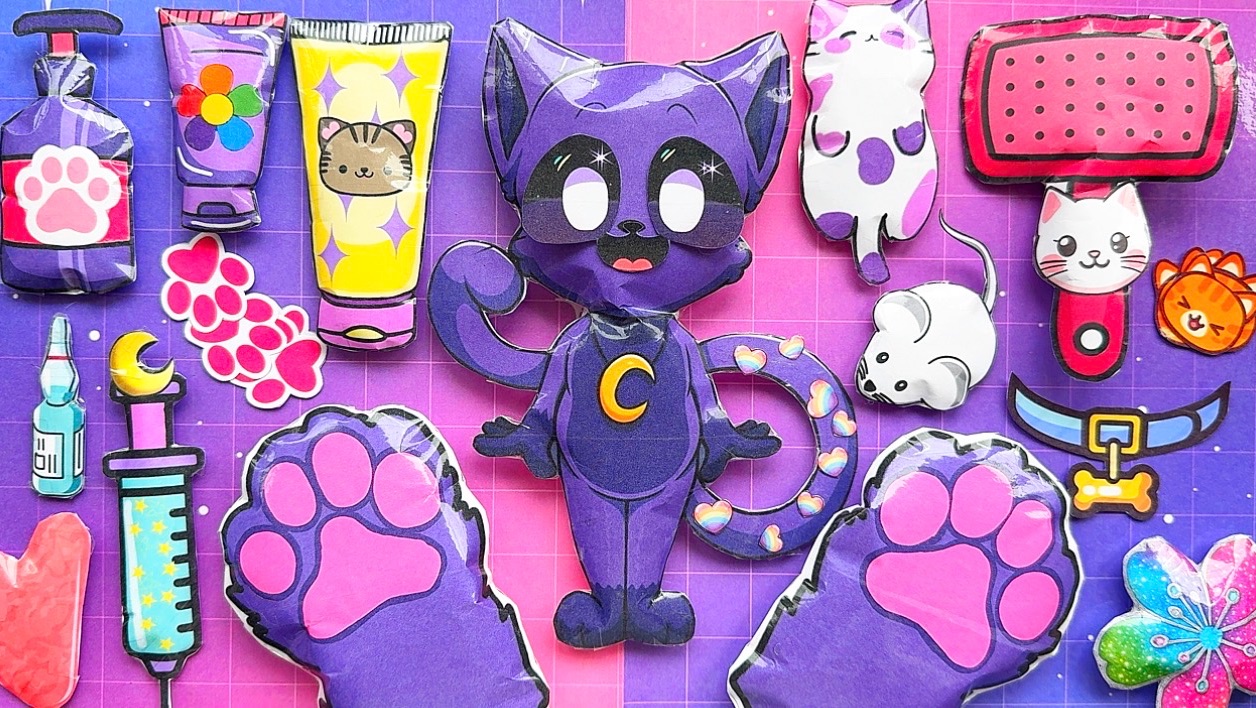 POPPY PLAY TIME 🛁CATNAP УХОД ЗА ЛАПКАМИ