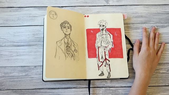 Милый СКЕТЧБУК II Видео обзор скетчбука II Тестирую маркеры и карандаши II Чем лучше рисовать?