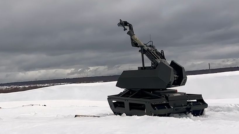 Робот-миномет испытан войсками беспилотных систем