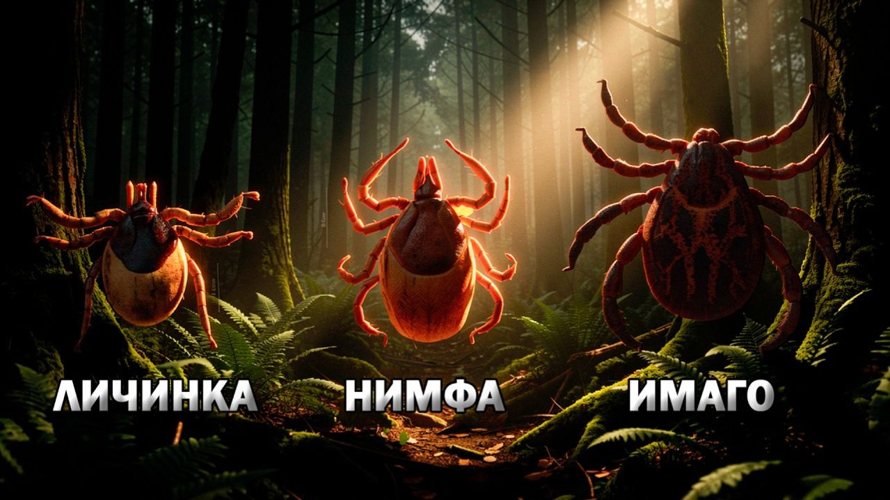 Иксодовый клещ - охотник, который умеет ждать (тебя)