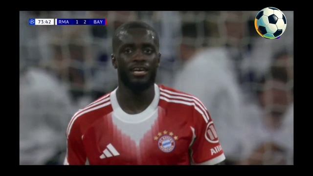 ЛЧ 25-26.Третий гол.Реал-Бавария.