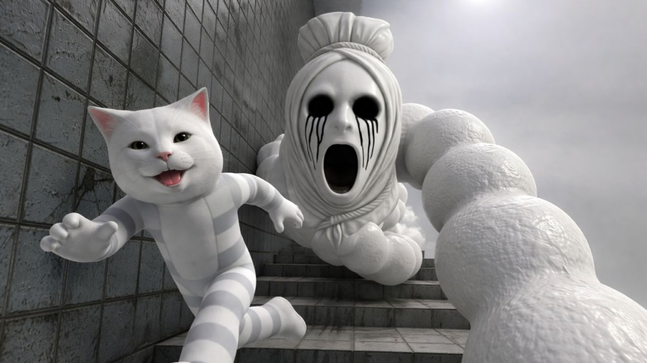 ПОБЕГ С БАШНИ СТРАШНОГО МОНСТРА ПОКОНГ В РОБЛОКС КОТЁНОК КРОНОС