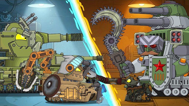 ГОНКА МЕХАНИКОВ: Кто быстрее соберёт СТАЛЬНОГО МОНСТРА!? - Мультики про танки