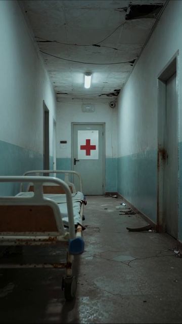 Печаль заброшенной больницы: отражение забытой надежды #заброшенныеместа #больница #постапокалипсис