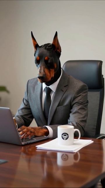 Собака в мире бизнеса: как это выглядит? #доги #бизнес #юмор