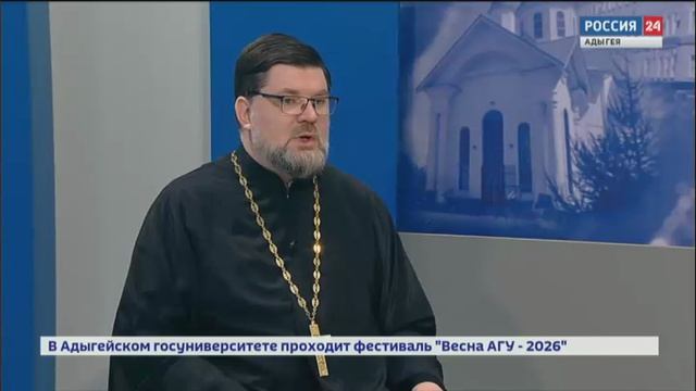 Интервью с иеромонахом Иларионом (Варежкиным) о Светлом Христовом Воскресении на канале 