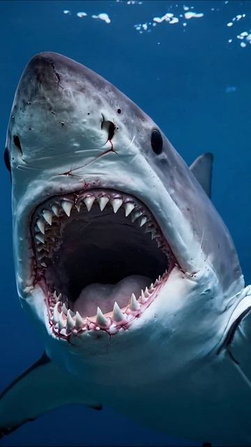 Ужасная встреча с акулой #акулы #океан #приключения