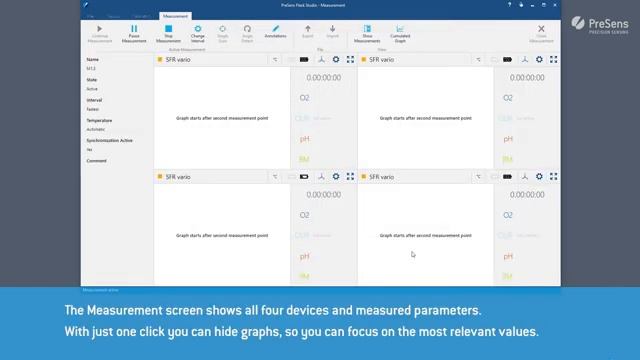 Обзор ПО PreSens Flask Studio